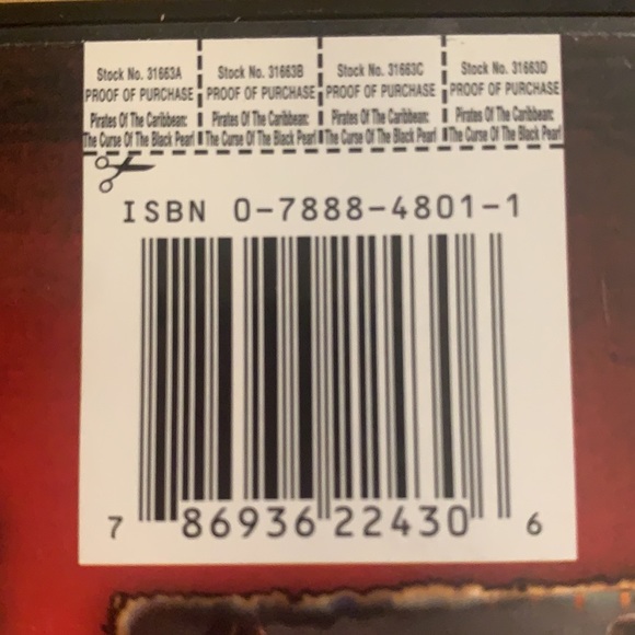 Mint Conditioned Pirates of the Caribbean DVD - Picture 3 of 7